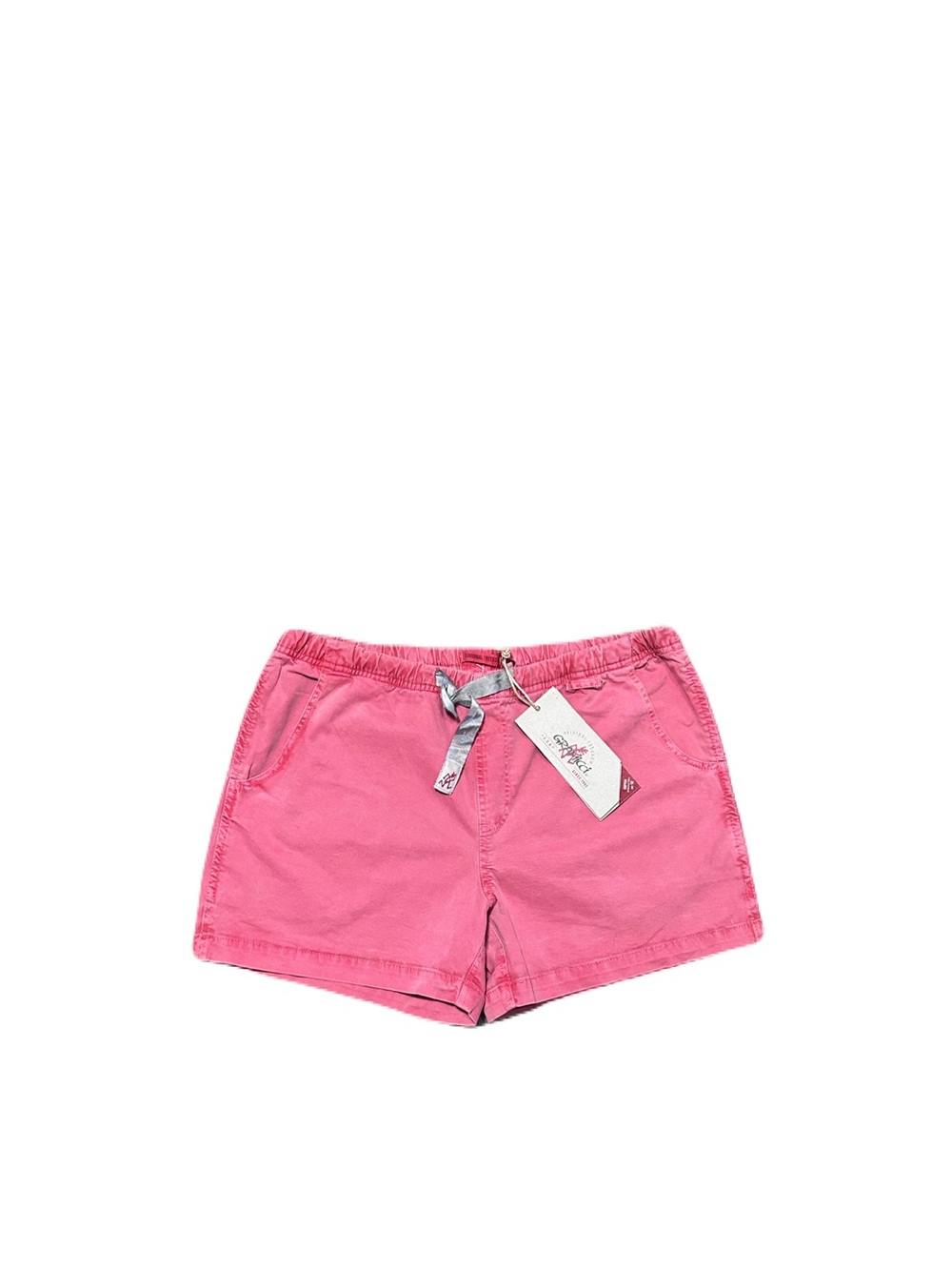 Women’s Pink Drawstring Cotton Shorts